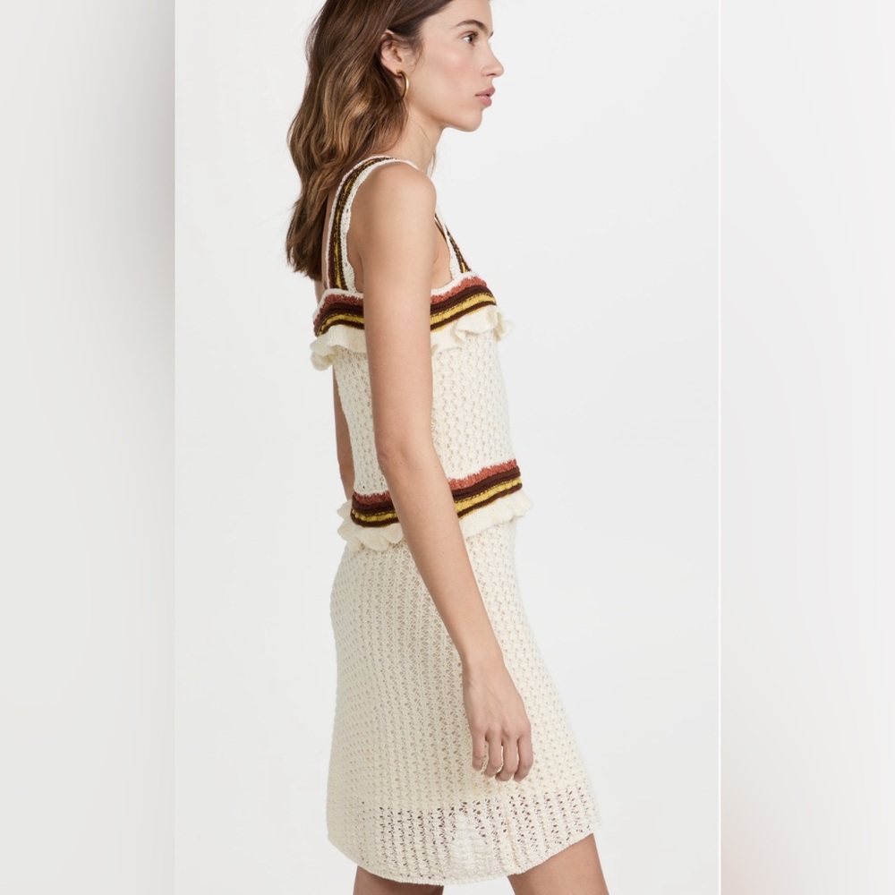 LINE & DOT NWOT small crochet dress. Perfect to transition to fall. - Picture 2 of 9